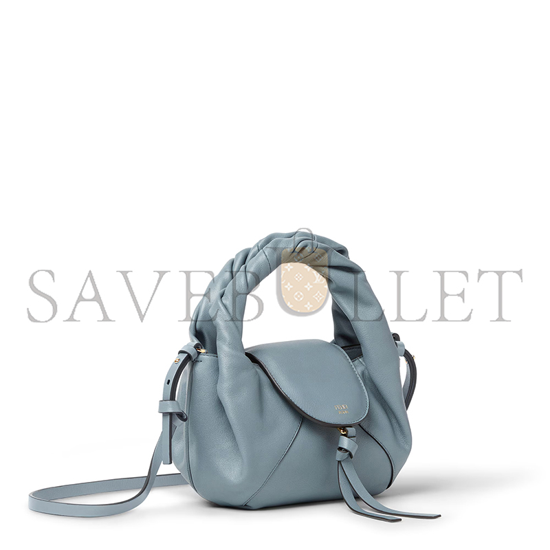 FENDI SPY MINI MERCURY BLUE LEATHER MINI-BAG ‎8BS110AYCTF1UJC (15*12.5*11cm)